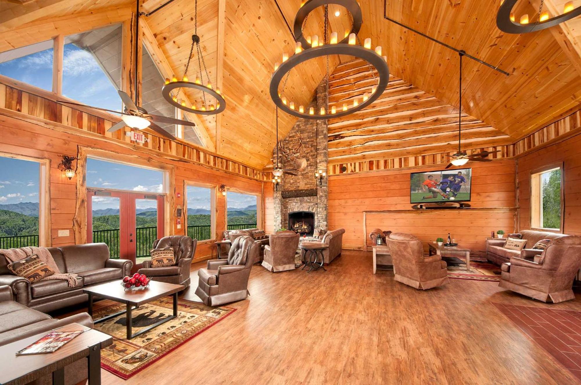 Skyview Mansion:13Bdrm, 17Bath, Sleeps 70, Indoor Pool, Amazing Views Villa Pigeon Forge Buitenkant foto